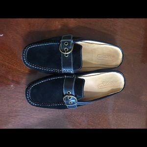 Coach suede mules